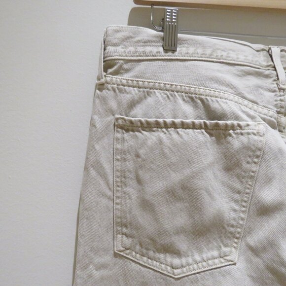 CITIZENS OF HUMANITY Daphne Crop Jeans in Ecru High Rise Minimalist Preppy - Picture 12 of 15